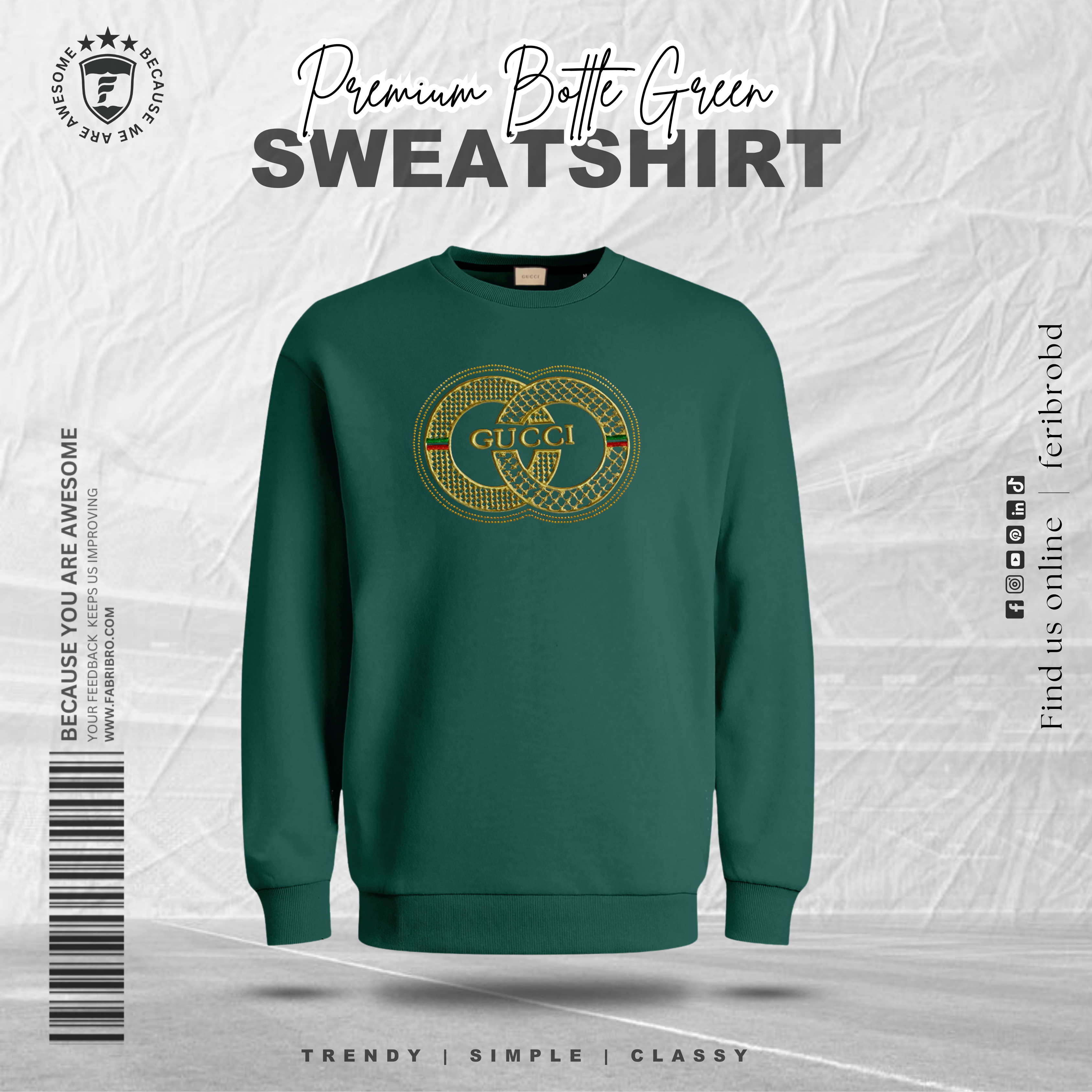 Bottle Green Sweat-Shirt